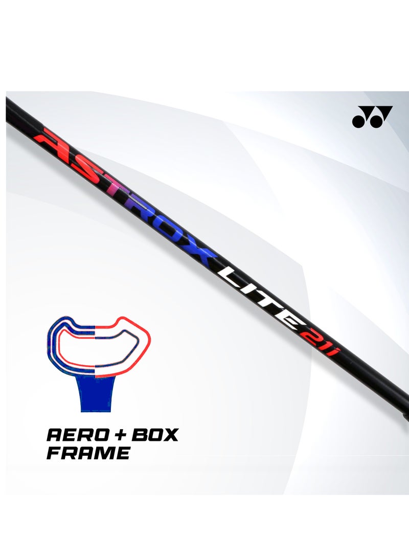 Yonex ASTROX LITE 21i Unstrung Badminton Racquet – Graphite & Alloy Steel, Lightweight, Intermediate Skill Level (Black) - Image 3