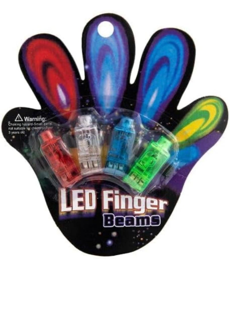 QiaoKai Finger Glow Light For Kids, Glow Laser Light For Kids, Laser Light For Kids Party, LED Finger  Laser Light, Glow In The Dark Light, Party Glow Lights (Pack of 8)  - Image 5