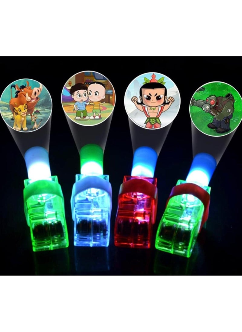 QiaoKai Finger Glow Light For Kids, Glow Laser Light For Kids, Laser Light For Kids Party, LED Finger  Laser Light, Glow In The Dark Light, Party Glow Lights (Pack of 8)  - Image 4