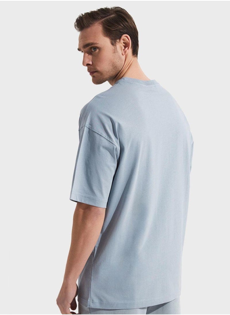 جون تيشيرت أساسي بياقة دائرية - Image 2