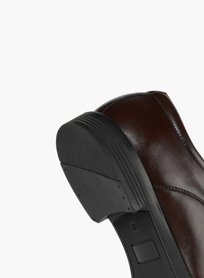 LBL By Shoexpress BROWN Men Leather Lace-Up Derby Shoes for Men | Best Price UAE