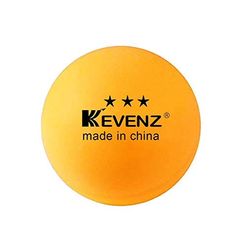 KEVENZ 12 Pack Premium Ping Pong Balls, 3 Star Advanced Table Tennis Balls, 40mm+ Gift Back Outdoor and Indoor Ping-Pong Ball for Training, Competition and More, Orange - Image 5
