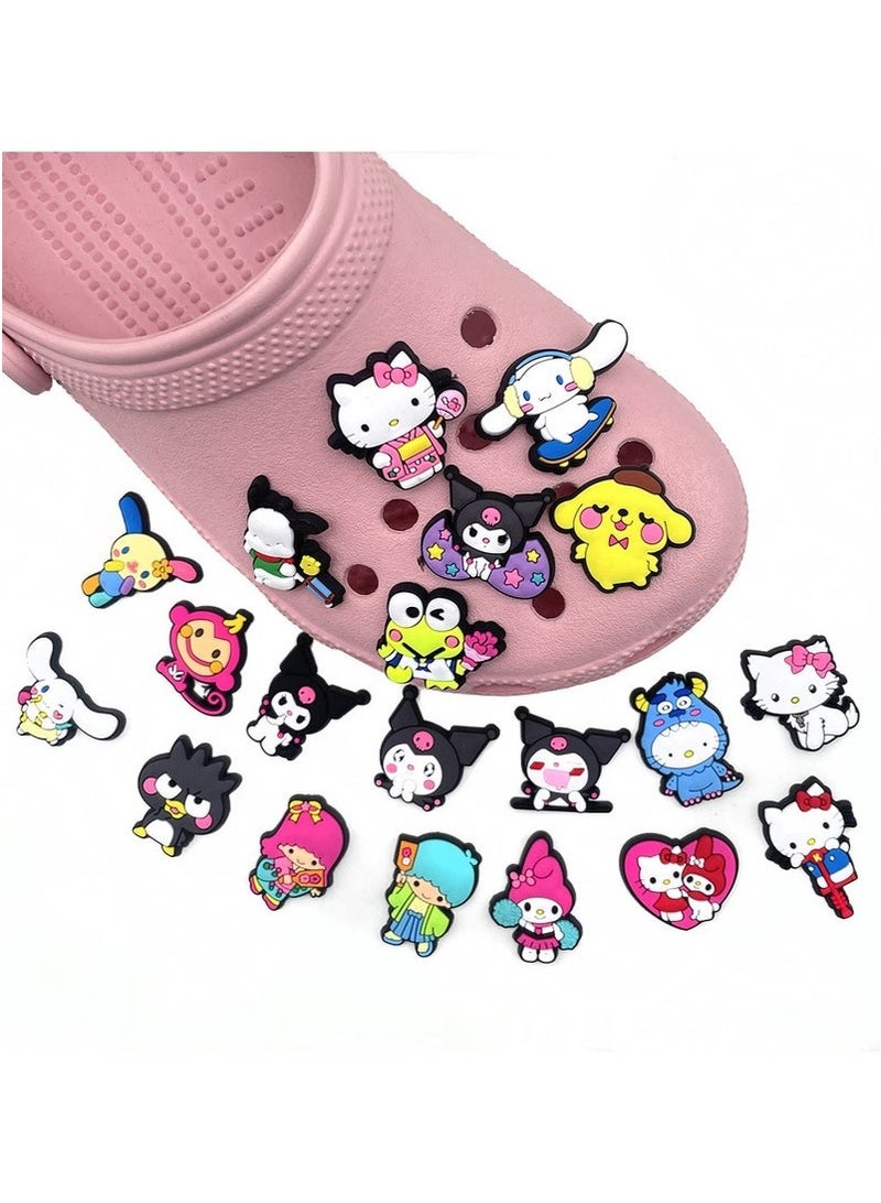 GIFT 20 pcs Crocs Shoe Decoration Charms,  Shoes Charm for Crocs Hole Hole Shoe  - Image 2