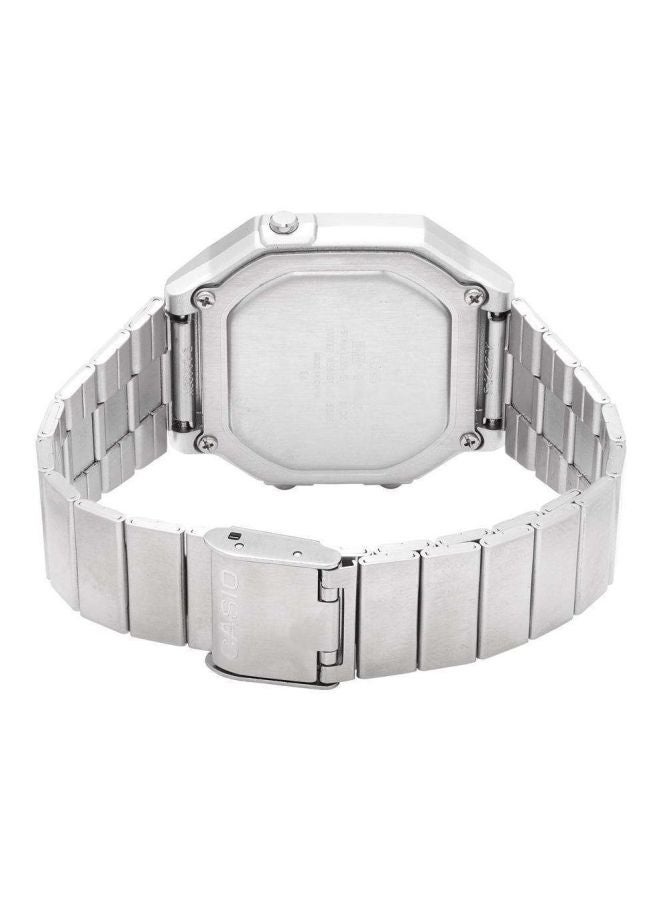 CASIO Men Stainless Steel Digital Wrist Watch B650WD-1ADF - 43 mm - Silver - Image 2
