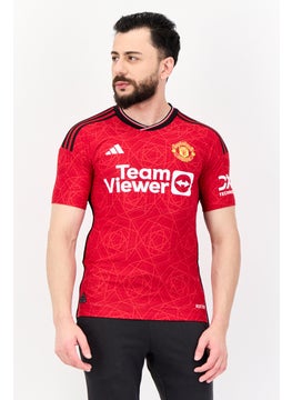 Adidas Men Sportswear Fit  Manchester United Training Jersey, Red  - Image 1