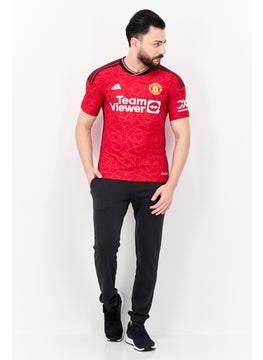 Adidas Men Sportswear Fit  Manchester United Training Jersey, Red  - Image 4
