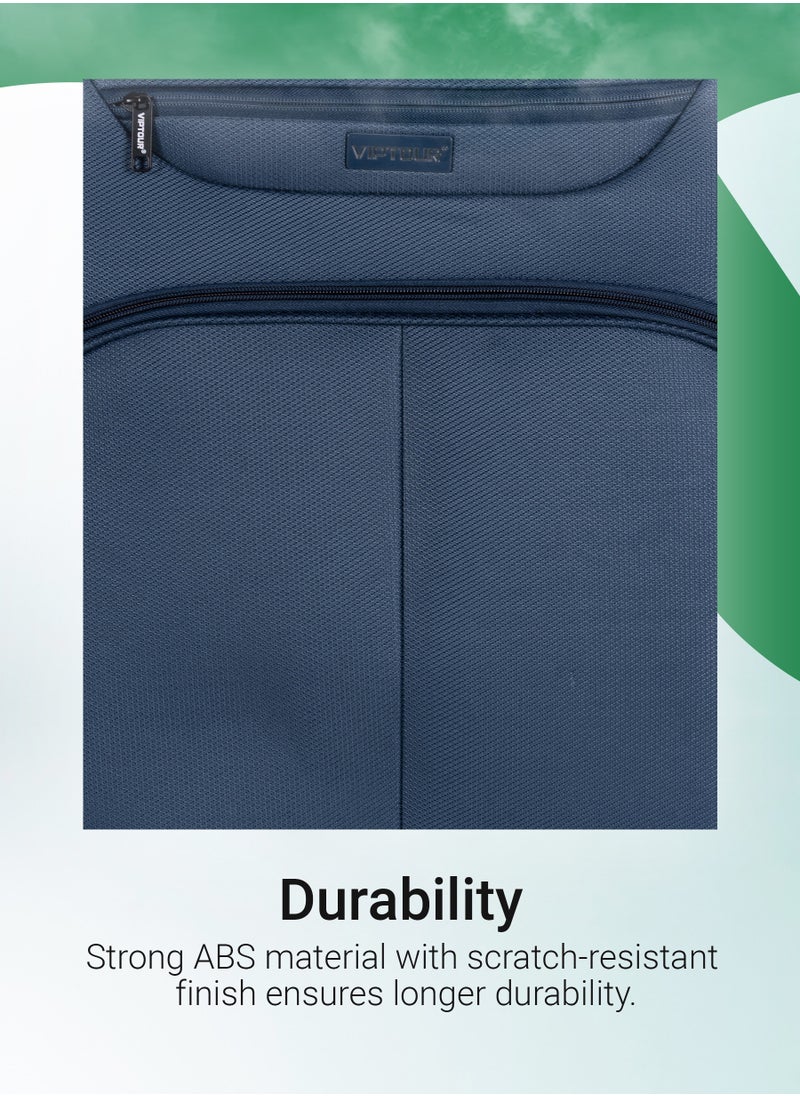 VIPTOUR - Lightweight Single Piece Luggage 20 Inch Trolley Bag With 4 Spinner Wheels - Image 1