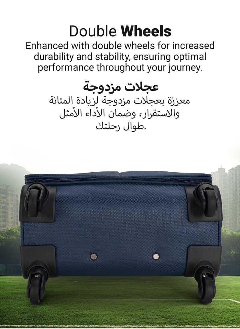 VIPTOUR - Lightweight Single Piece Luggage 20 Inch Trolley Bag With 4 Spinner Wheels - Image 1