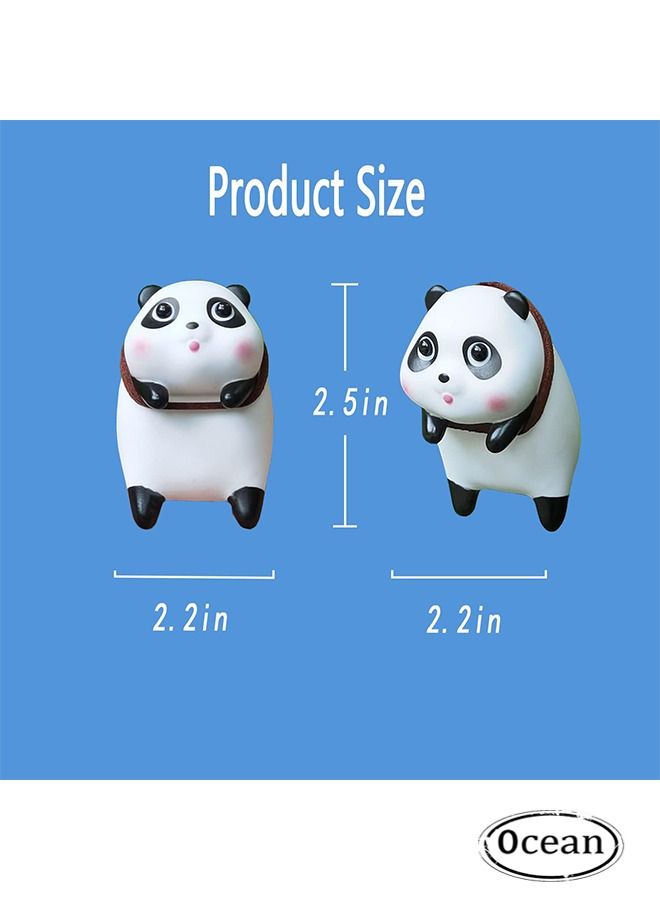 أوشن قلادة متأرجحة على شكل باندا للسيارة، اكسسوارات معلقة للمرآة الخلفية للسيارة، تعليقة داخلية للسيارة، اكسسوارات للديكور المنزلي - Image 2