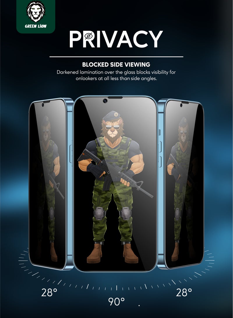 GREEN LION 3D Privacy Glass Screen Protector for iPhone 11 Pro - Image 3