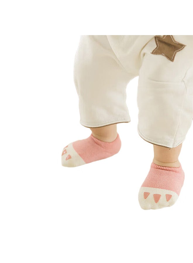 9i9 Baby Floor Socks Cute Bear Paw Non-slip Children's Socks Spring Autumn Infant Walking Socks Thickened Sock Covers 3 Pairs F72 - Image 2