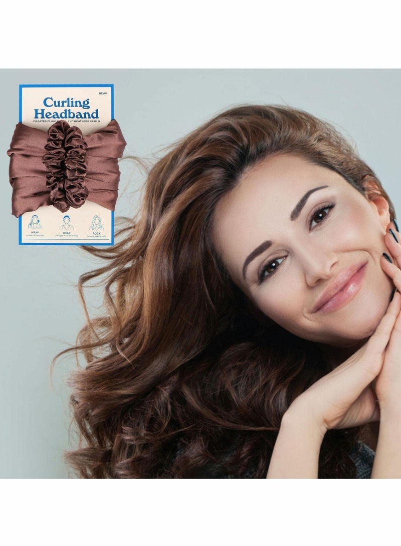 SYOSI No Heat Curling Iron Headband, Lazy Curling Iron Foam Sponge Curling Big Waves, No Heat Wire Curling Headband, For Women Party, Party, Everyday Life - Image 3