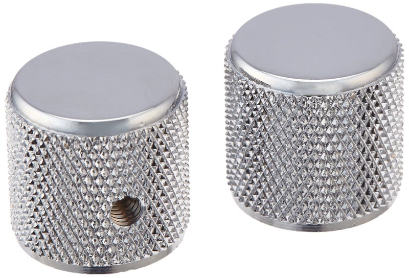 Fender Telecaster/Precision Bass Knobs - Knurled Chrome - Image 1