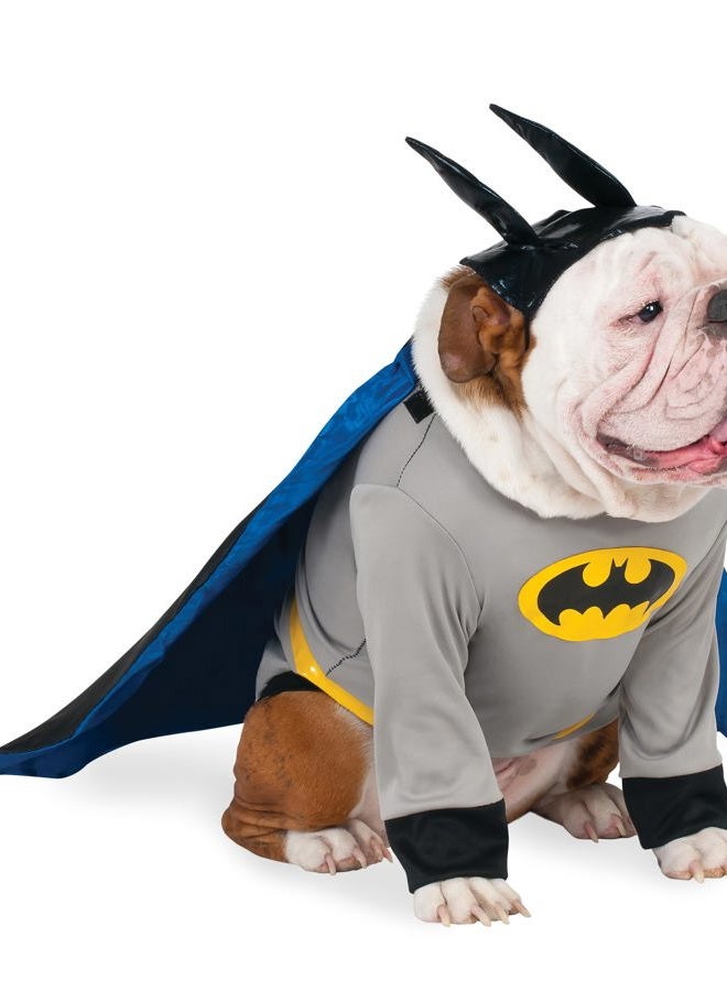 RUBIE'S unisex adult Batman Shirt With Cape Rubie s DC Comics Pet Costume, Gray, Medium US - Image 2