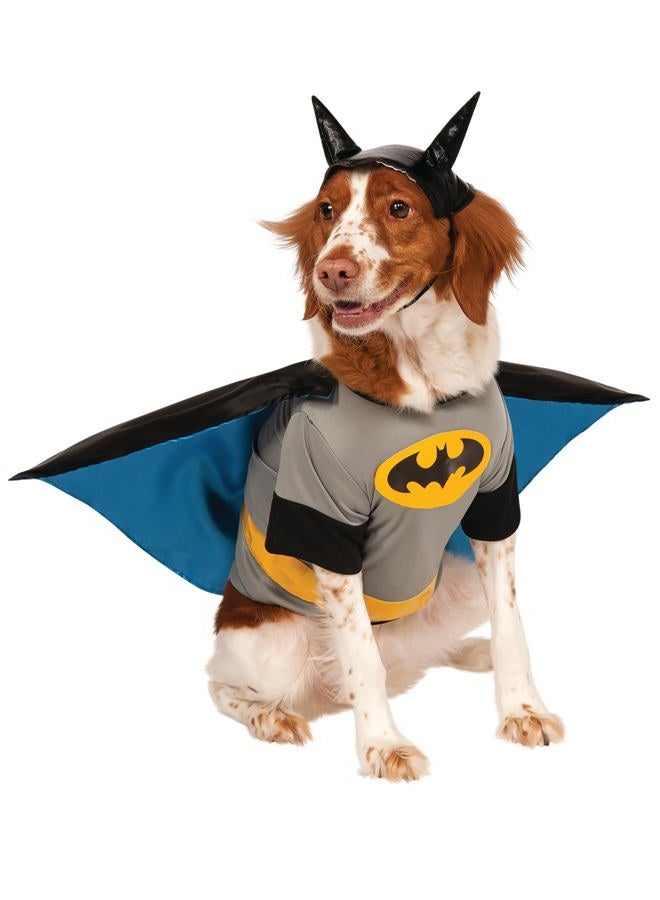 RUBIE'S unisex adult Batman Shirt With Cape Rubie s DC Comics Pet Costume, Gray, Medium US - Image 5
