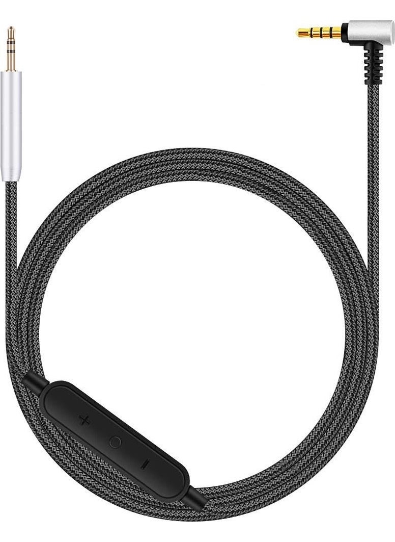 Schulzz - JBL Live 400BT 500BT 650BTNC E35 E45BT E55BT J56BT Braided Headphone Audio Cable with Microphone - Image 1