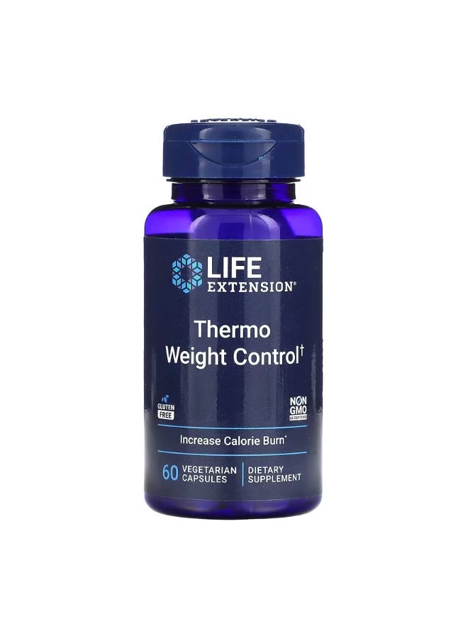 Life Extension Thermo Weight Control 60 Vegetarian Capsules  - Image 1