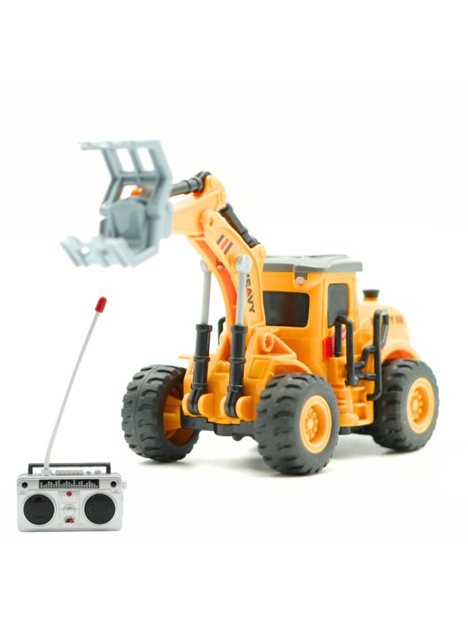 Mini Machines آلات ميني ميني R/C ناقل الطاقة بأجزاء متحركة - حفار مخلب | مقياس 1:64 | 4 قنوات | العمر 3 سنوات فما فوق - Image 2
