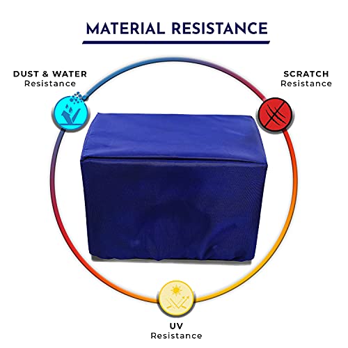 PalaP Dust Proof & Water Proof Washable protective Nylon Printer Cover Compatible for HP Neverstop 1200w Printer-(Blue) - Image 4