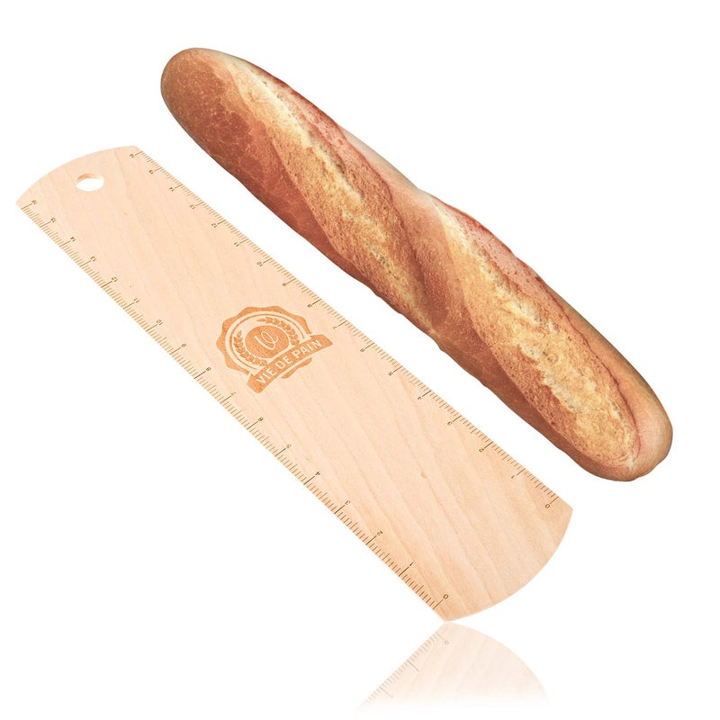 Vie De Pain V Premium Baguette Flipping Board- Baguette Transfer Peel- Bread Peel- Bakers Peel- Solid Hardwood Baguette Tools by Vie De Pain - Image 1