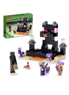 LEGO Minecraft The End Arena, Player-vs-Player Battle Playset, Action Toys for Kids, Boys & Girls 8 Plus Years Old, with Lava, Ender Dragon and Enderman Figures  - Image 1