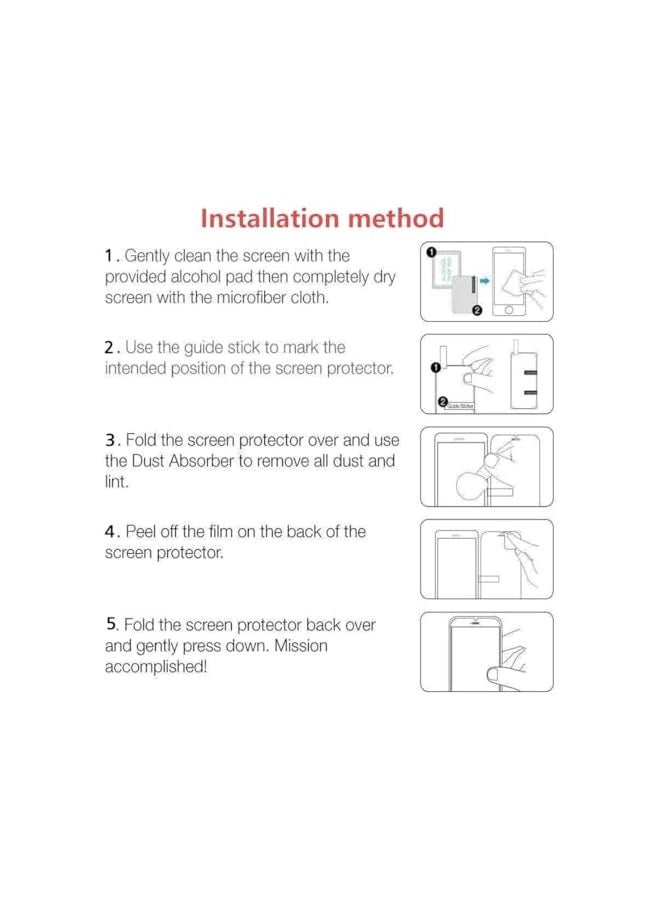 PROMASS Screen Protector for Oppo Reno 6 5G - Tempered Glass 2 Pack - Transparent - Image 3