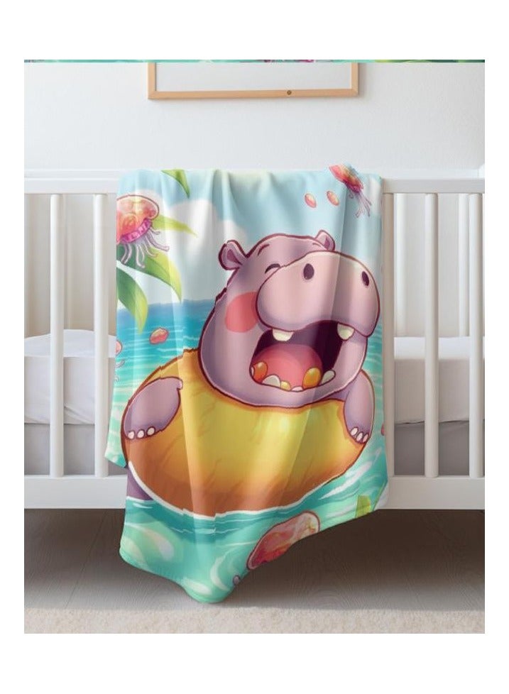 general Children's or student cartoon flannel thin blanket (warm and comfortable, suitable for sleep, games) 100cm*150cm - 100 - Image 5