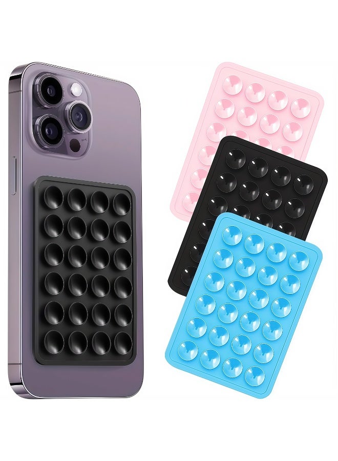 CHIYLE 4Pcs Suction Phone Case Mount , Silicone Phone Suction Grip Compatible with iPhone & Android, Anti-Slip Hands-Free Phone Holder, Sticky Grip for TikTok Videos, Selfies & Cooking - Image 1
