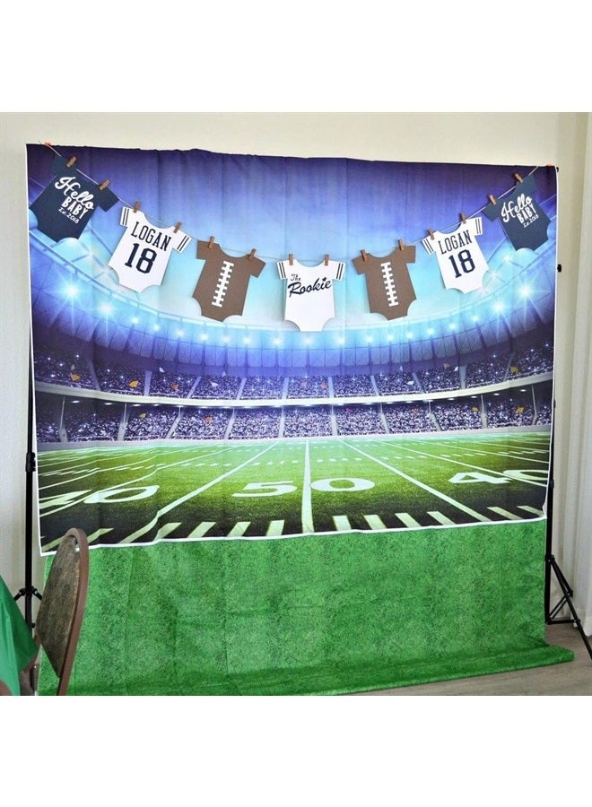 INRUI RUINI Football Field Photography Backdrop Football Field AuditoriumLight Themed Party Backdrop 7x5FT - Image 1