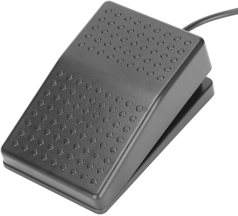 USB Single Foot Switch Pedal Programmable Control Device with High Sensitivity and Ergonomic Wide Pedal Design for Gaming Office Zoom Transcription Photobooth Instrument for MEDIA Hospital - Image 1