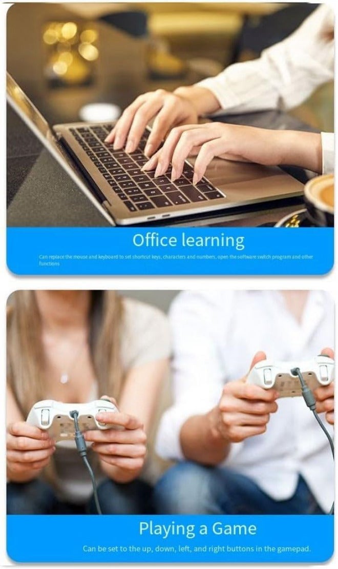 USB Single Foot Switch Pedal Programmable Control Device with High Sensitivity and Ergonomic Wide Pedal Design for Gaming Office Zoom Transcription Photobooth Instrument for MEDIA Hospital - Image 4