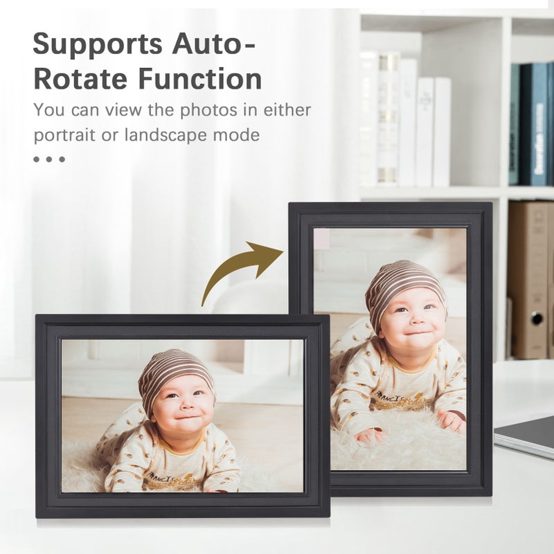 Digital Photo Frame Wifi: 10.1-Inch 1280*800 TFT Touch Screen - Auto Orientation Adjustment Versatile Digital Photo Frame for Home Gifting Loved Ones - Image 4