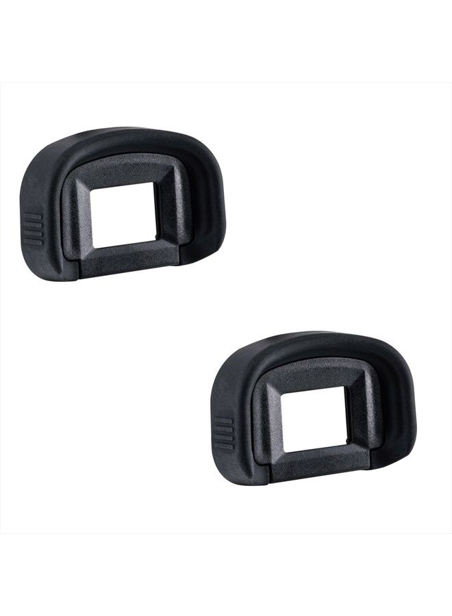JJC 2 Pack JJC Eyecup Eyepiece Eye Cup Viewfinder for Canon EOS 5D Mark IV 5D Mark III 5DS R 5DS 7D 7D Mark II 1Dx Mark III 1Dx Mark II 1Ds Mark III 1D Mark IV 1D Mark III Camera, Replaces Canon Eg Eyecup - Image 1