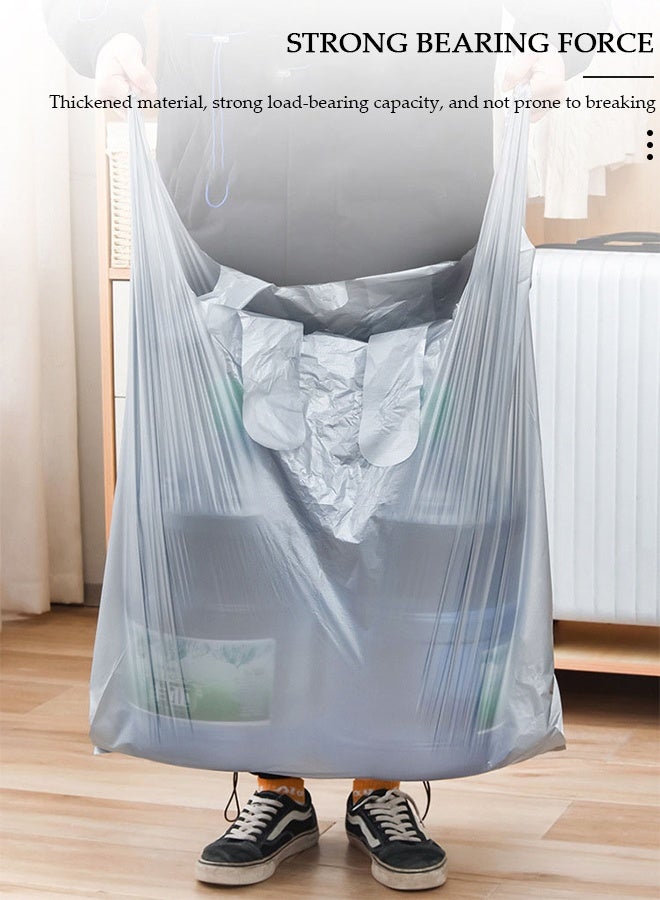 DUNISO 10pcs Plastic Storage Bag Set, Large Capacity Closet Storage Organizer, Moving Doggy Bags with Portable Handle Clothing Merchandise Bags for Clothes Packaging Storage Gift Bag Shipping T-Shirts Pants - Image 5