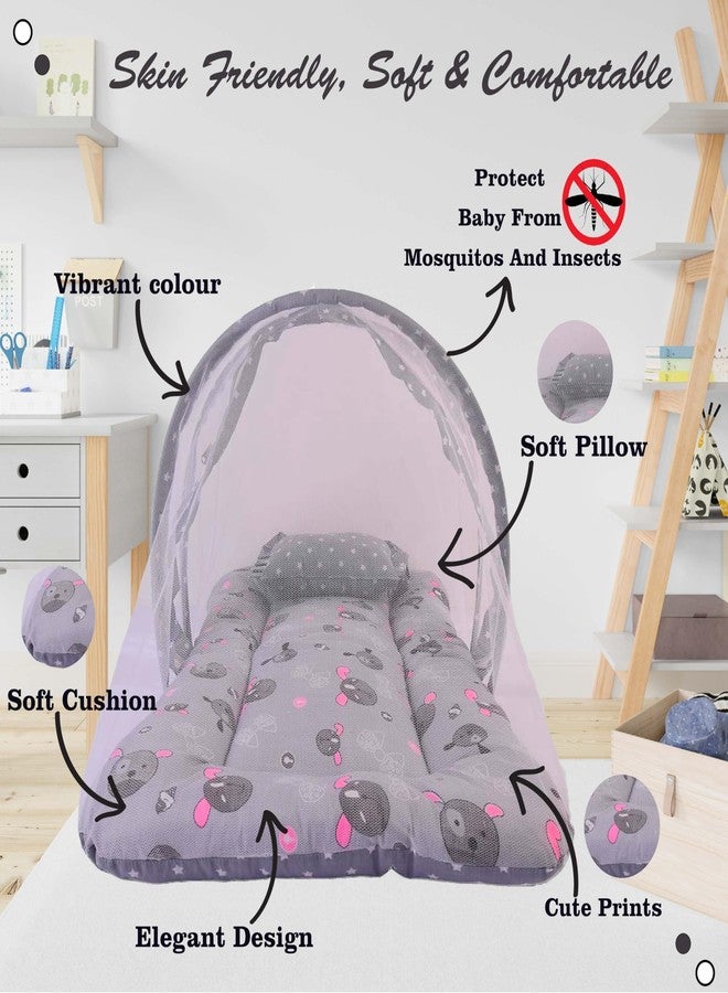 Kwitchy طقم مفروشات أطفال حديثي الولادة من Kwitchy، مجموعة من العناصر الأساسية الفاخرة للأطفال من الجنسين (رمادي، من 0 إلى 6 أشهر) (مجموعة من 3 قطع) - Image 3