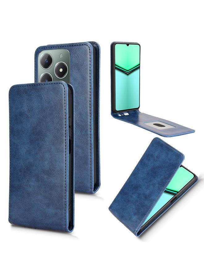 اس-توب جراب هاتف جلدي مغناطيسي عمودي قابل للطي لهاتف Realme Note 60 4G / C63 4G / C61 4G - Image 1