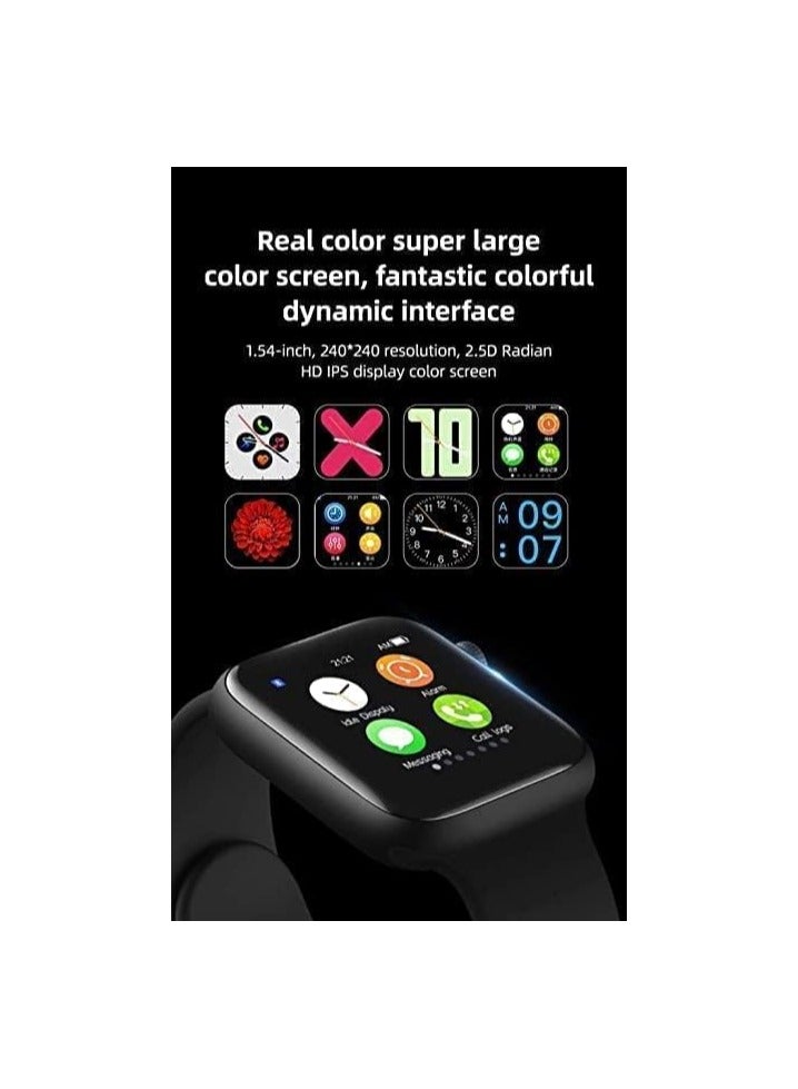 T500 Smart Watch Bluetooth Call And Waterproof Fitness Tracker ECG Heart Rate Monitor Smartwatch for Android and iOS Mobile Phone