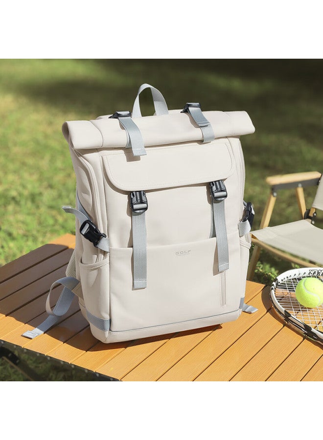 Golf Women's Fashion 17.3-inch Laptop Backpack Water-resistant Travel Bag Badminton Bag Student School Bag - Image 2