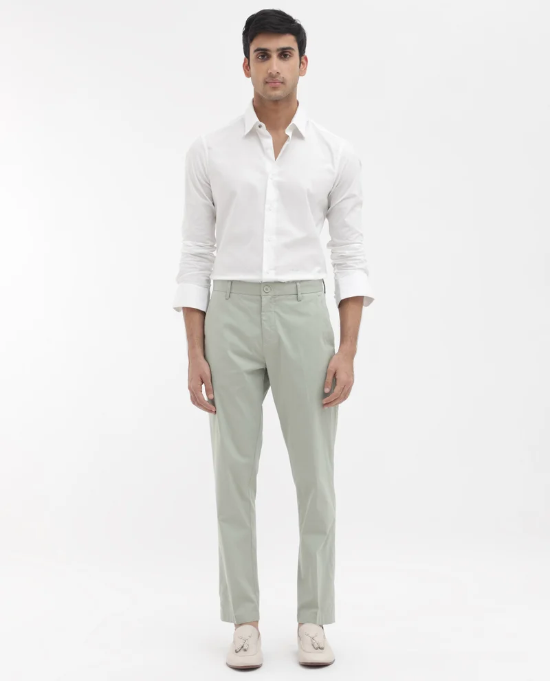Rare Rabbit Men's Lightweight Pastel Trouser
