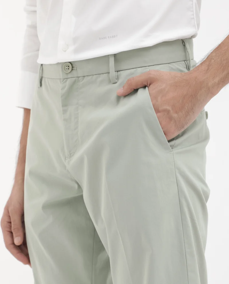 Rare Rabbit Men's Lightweight Pastel Trouser