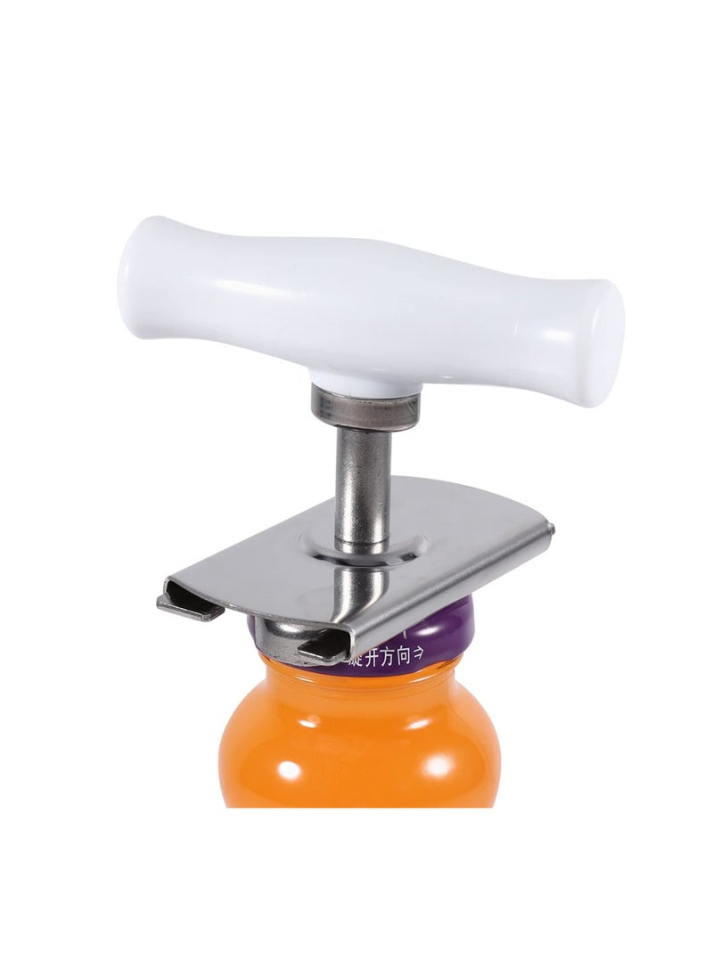 SYOSI - Jar Opener, Multifunction Adjustable Jar Opener Suitable for Jars with lids Between 1 to 3.9 Diameter Labor Saving Stainless Steel Lids Off Home Kitchen Tool Metal Teeth and Easy to Install - Image 1