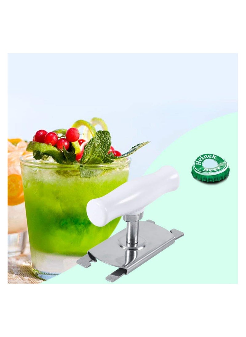 SYOSI - Jar Opener, Multifunction Adjustable Jar Opener Suitable for Jars with lids Between 1 to 3.9 Diameter Labor Saving Stainless Steel Lids Off Home Kitchen Tool Metal Teeth and Easy to Install - Image 1