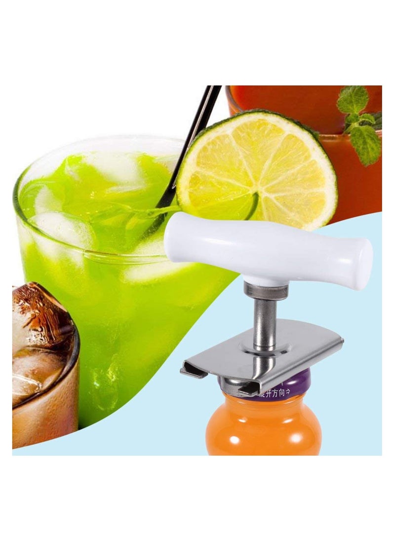 SYOSI - Jar Opener, Multifunction Adjustable Jar Opener Suitable for Jars with lids Between 1 to 3.9 Diameter Labor Saving Stainless Steel Lids Off Home Kitchen Tool Metal Teeth and Easy to Install - Image 1