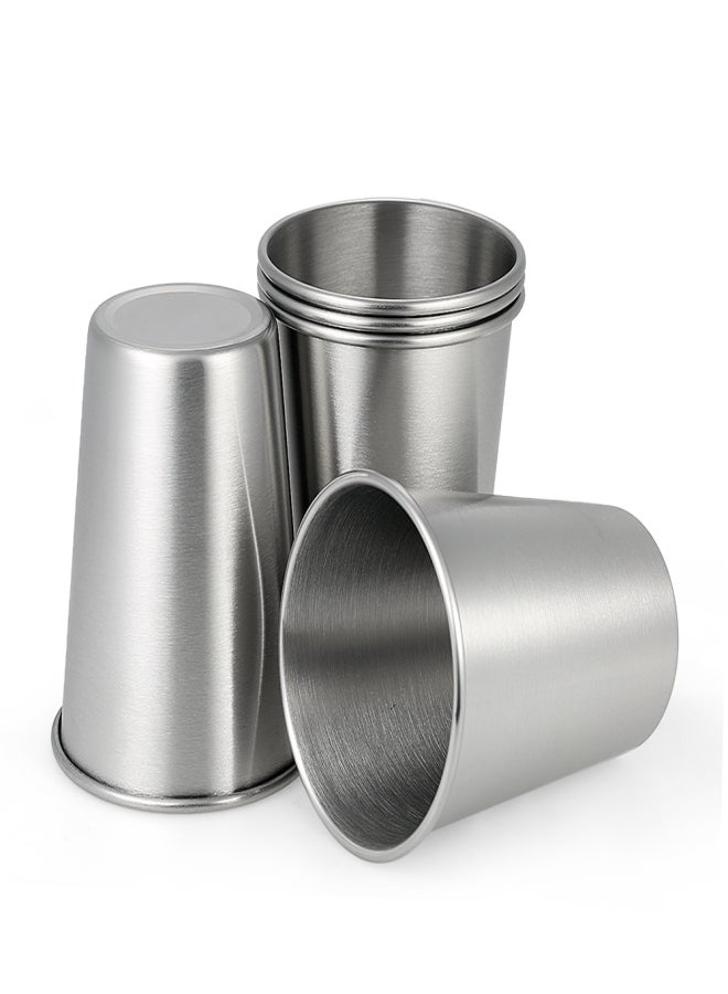 5pcs/set Good Quality 304 Stainless Steel Beer Cup Wine Cup Unbreakable Kid's Drinking Cup Beer Pint Cups - Image 1