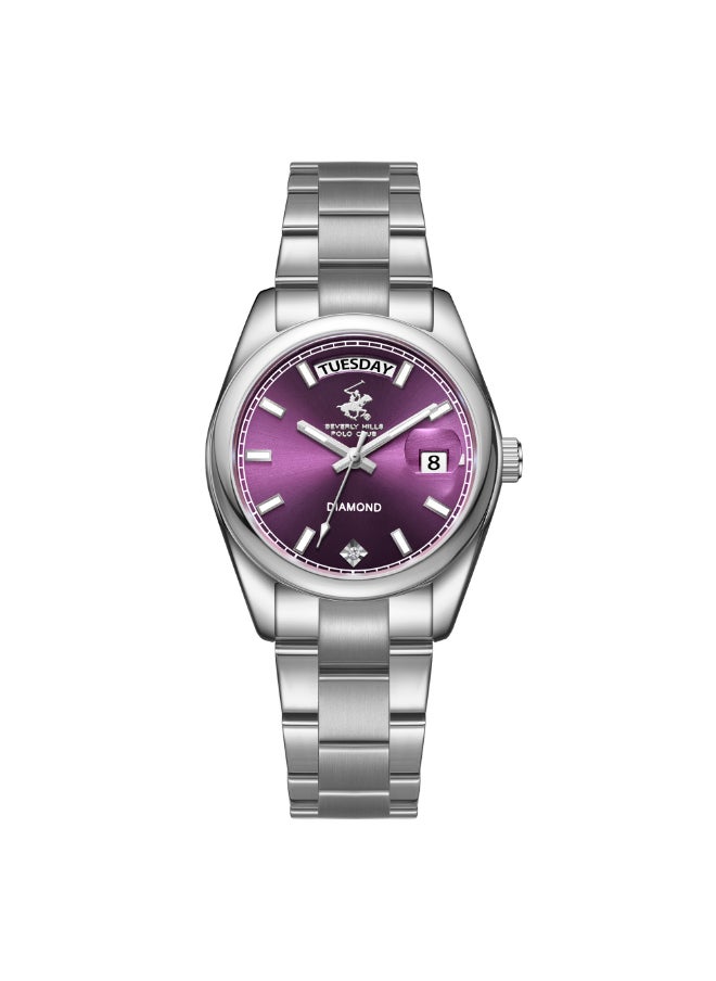 BEVERLY HILLS POLO CLUB - BEVERLY HILLS POLO CLUB Women Analog Purple Dial Watch - BP3709X.380 - Image 1