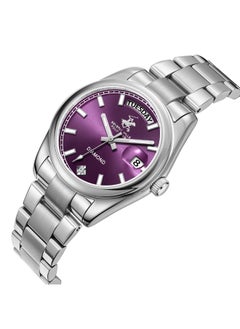 BEVERLY HILLS POLO CLUB BEVERLY HILLS POLO CLUB Women Analog Purple Dial Watch - BP3709X.380  - Image 4