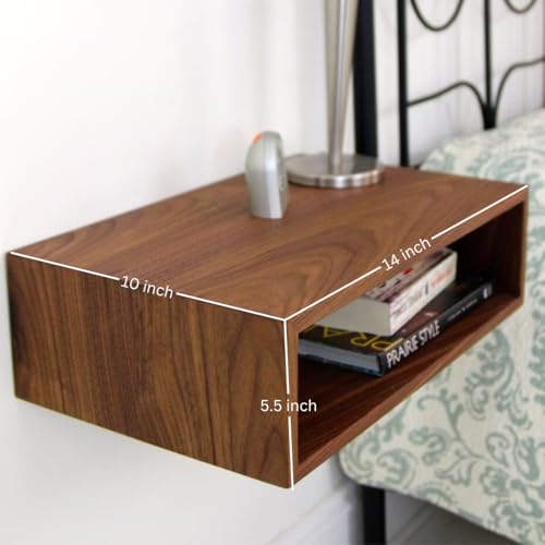 Craftsline Wooden Bedside Table for Bedroom | Wooden Nightstand Lamp Table - Image 3