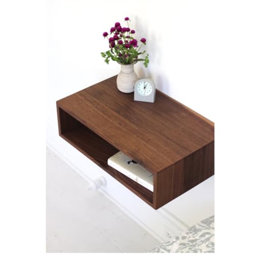 Craftsline Wooden Bedside Table for Bedroom | Wooden Nightstand Lamp Table - Image 2