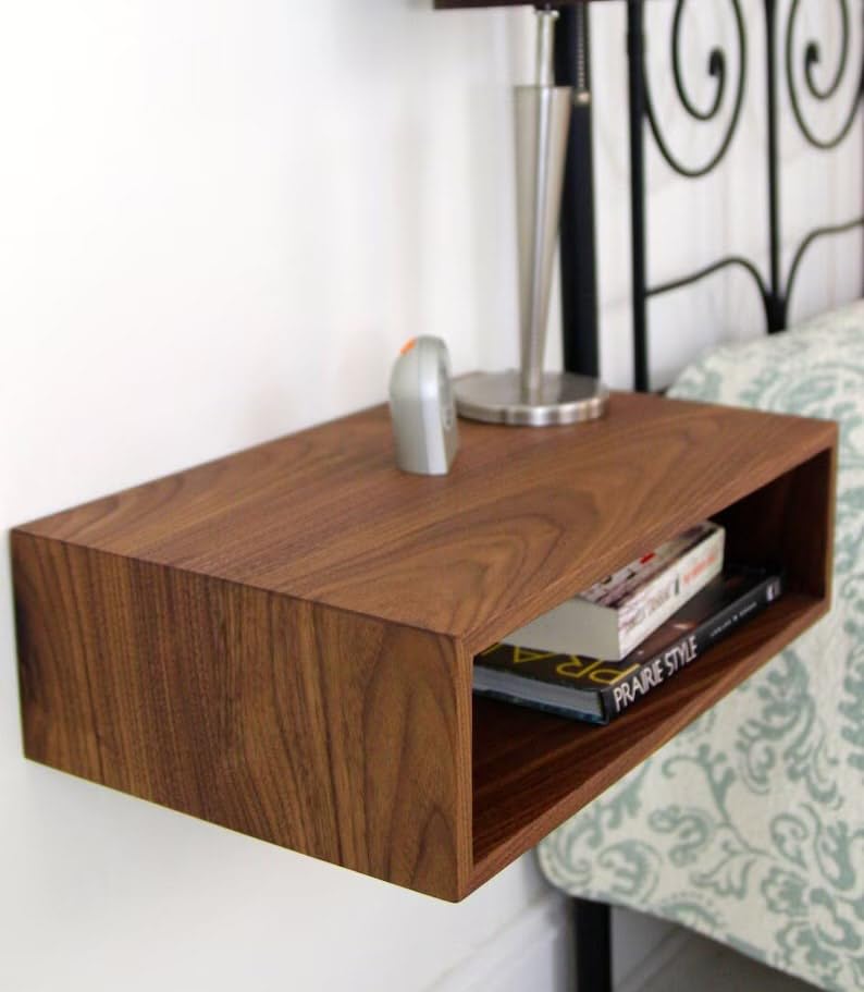 Craftsline Wooden Bedside Table for Bedroom | Wooden Nightstand Lamp Table - Image 5