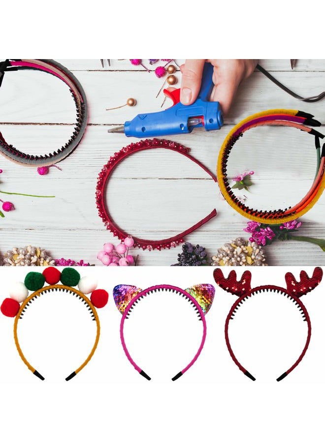 Duufin 12 Pieces Teeth Comb Headband Non-slip Hair Headbands Colorful Teeth Headbands for Girls and Women, 12 Colors - Image 5